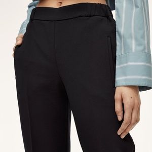 Aritzia Wilfred Darontal pant trouser in navy